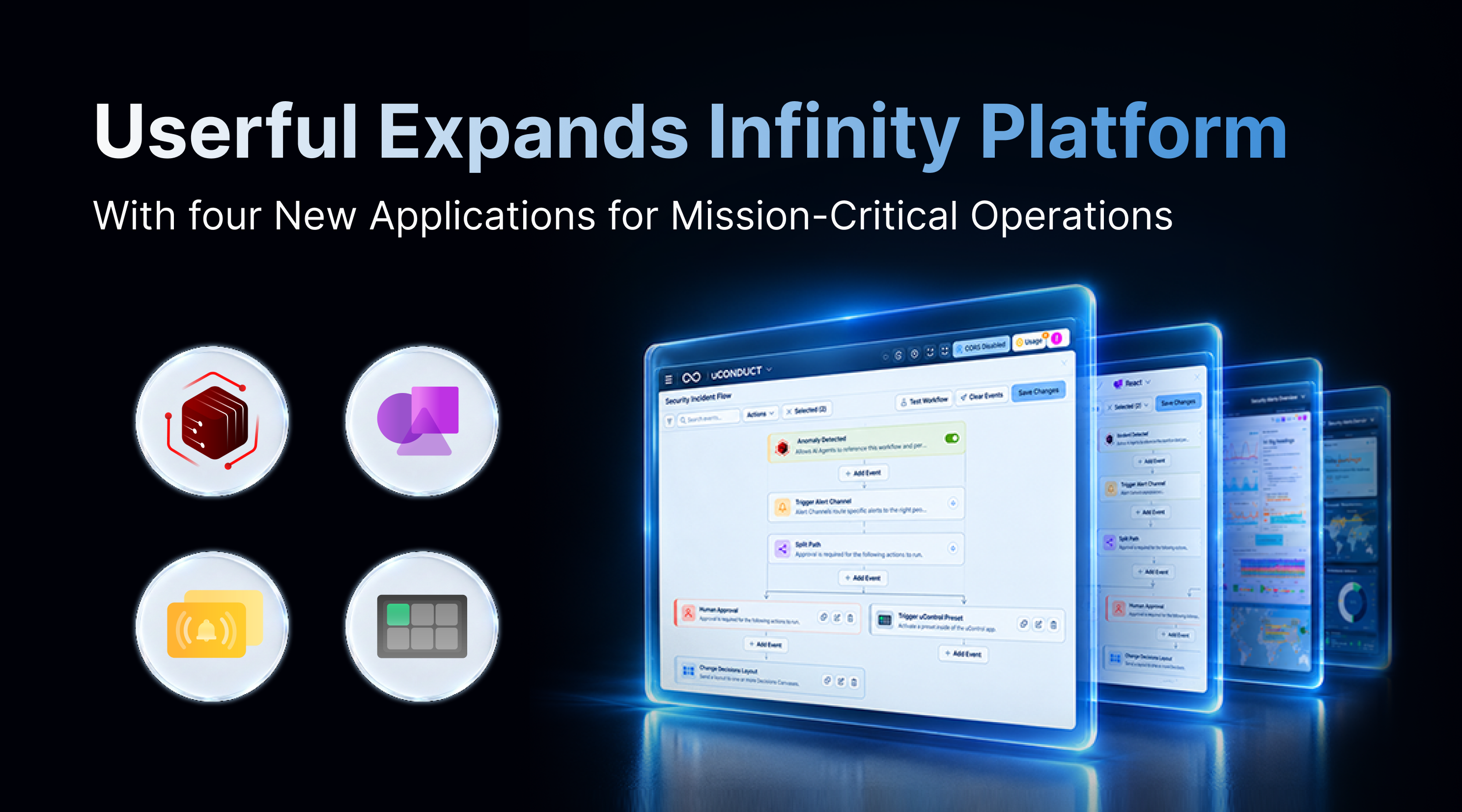 Userful Expands Infinity Platform With Four New Applications  for Mission-Critical Operations