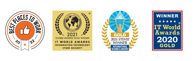 Best work place 2022, 2021 it world awards, stevie winner gold award, it award 2020 gold